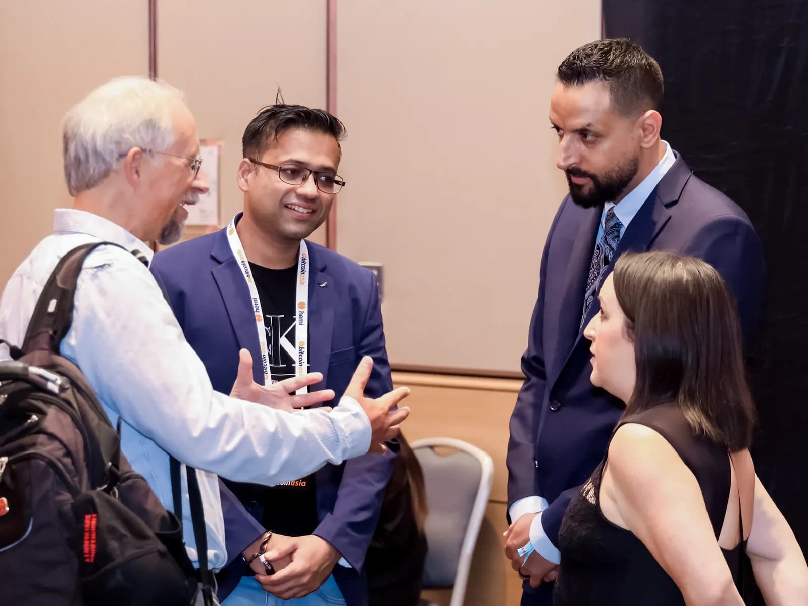 Deal Flow Zone networking at Bitcoin Asia