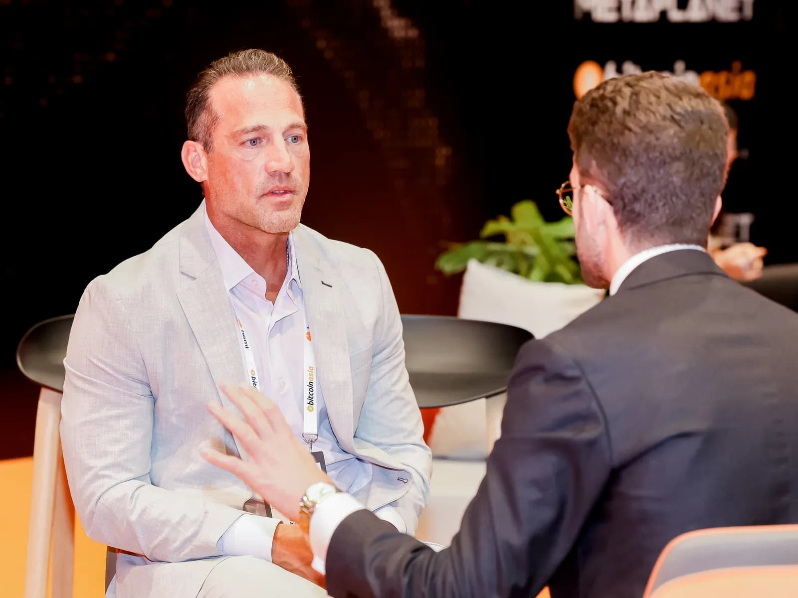 Speed networking session at Bitcoin Asia