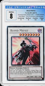 CGC NM/Mint 8 Yu-Gi-Oh Blood Mefist