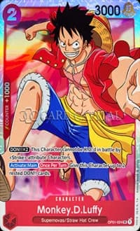 One Piece Monkey D. Luffy super rare