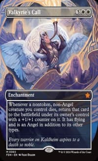 Magic: The Gathering Valkyrie's Call full-art variant