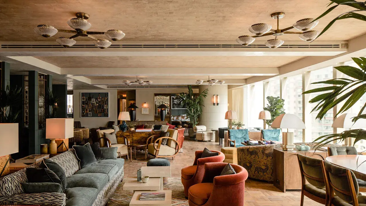 Soho House Hong Kong lounge interior